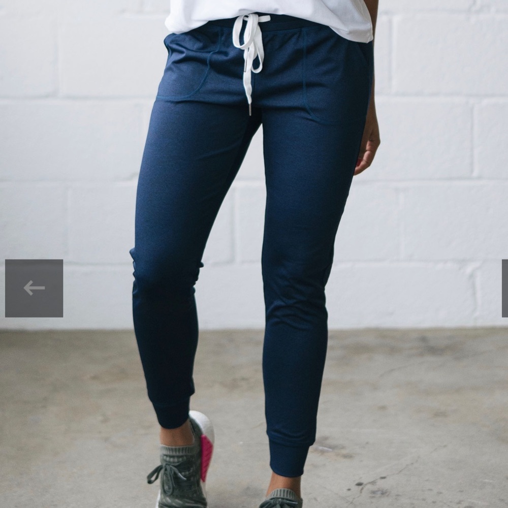 Zyia Cozy Joggers in Navy